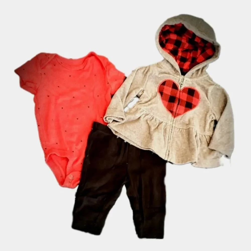 Carter's 3-piece Heart Set